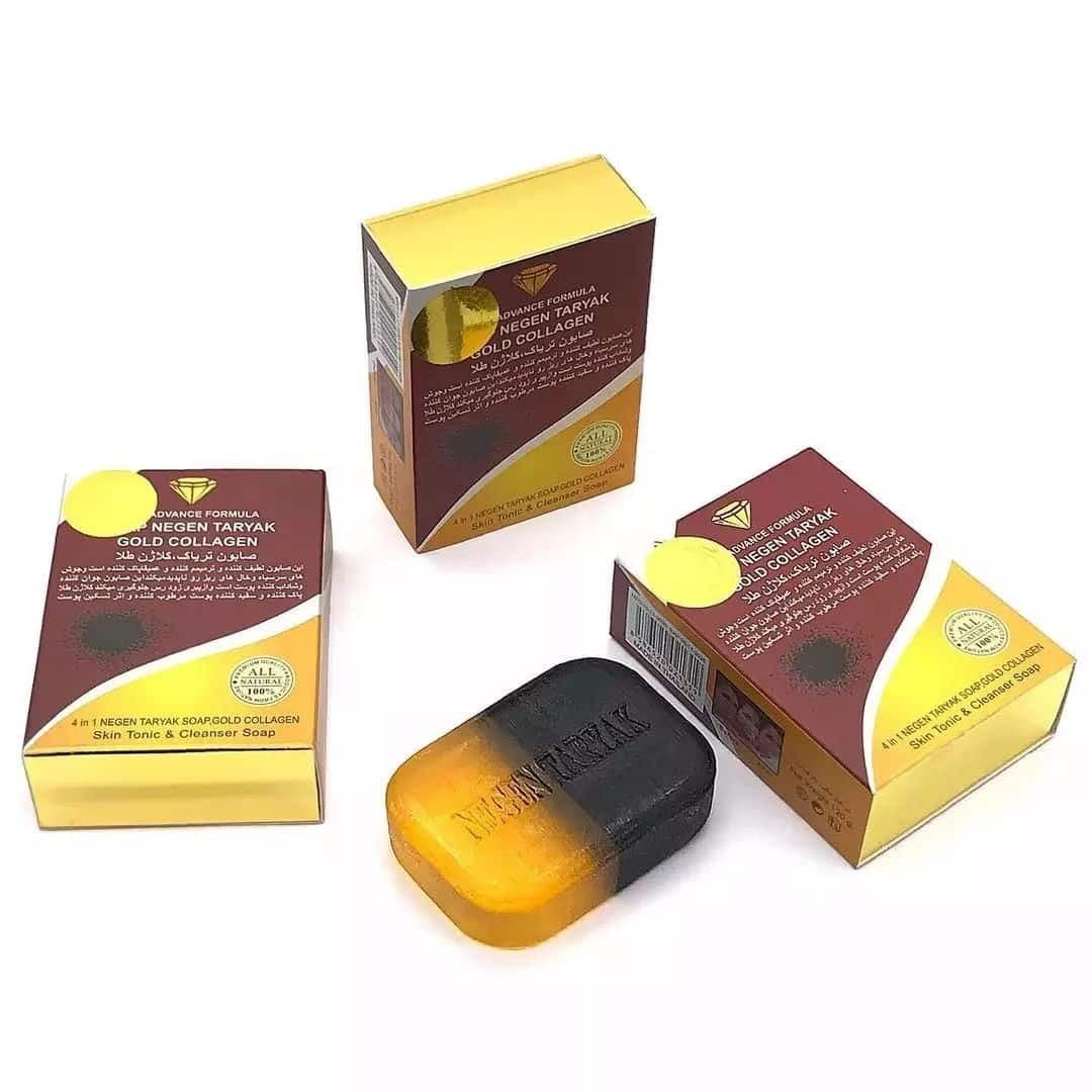 صابون خشاش و کلاژن نگین بلوچستان اورجینال حجم ۱۲۰ گرم NEGINTARYAK SOAP — تصویر ۴