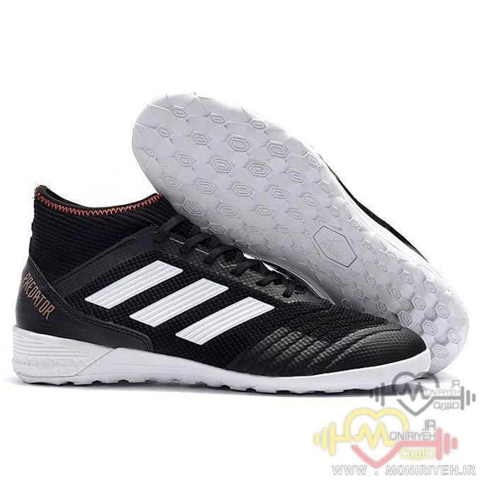 کفش فوتبال سالنی آدیداس – مشکی سفید Adidas Predator — تصویر ۵