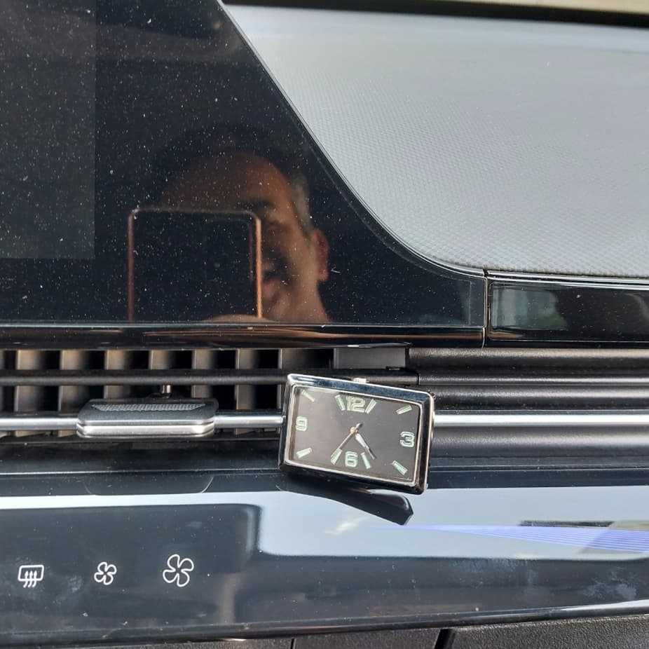 ساعت آنالوگ دریچه کولر خودرو با موتور کوارتز ژاپنی با لوگو CHERY — تصویر ۱۲