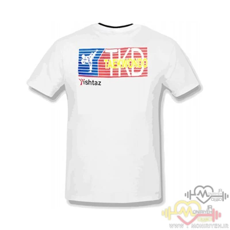 تی شرت تکواندو یقه هفت طرح TDK — تصویر ۳