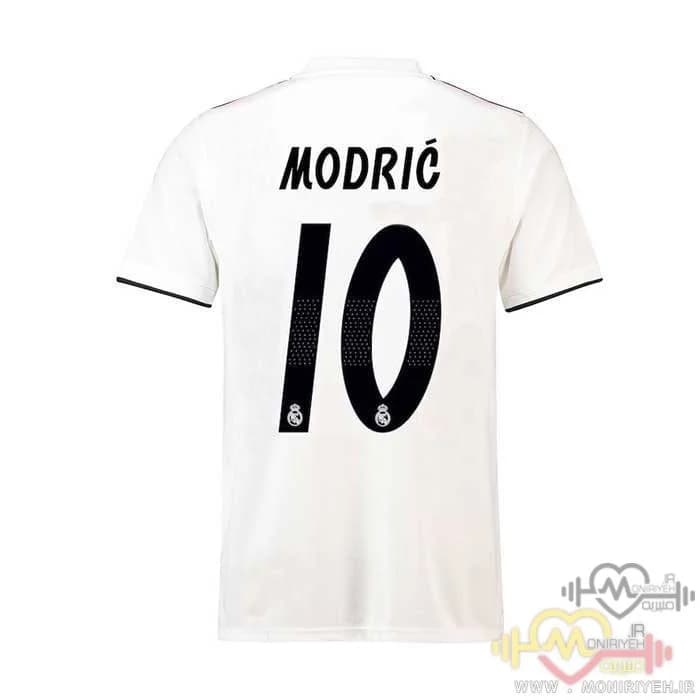 پیراهن ورزشی رئال مادرید مدل Modric18/19
