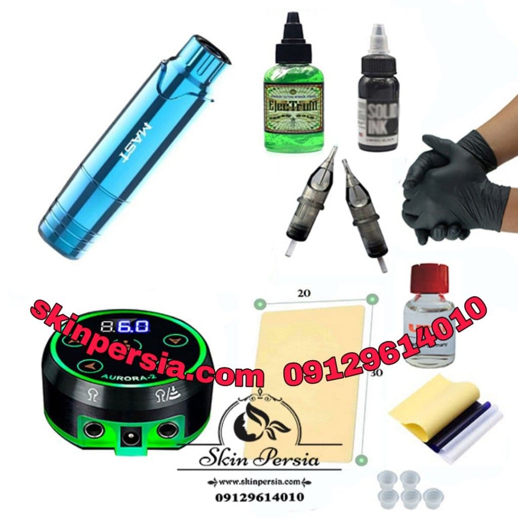 پک کامل دستگاه تاتو پن مست p10 تخفیفی با کارت گارانتی کد M673