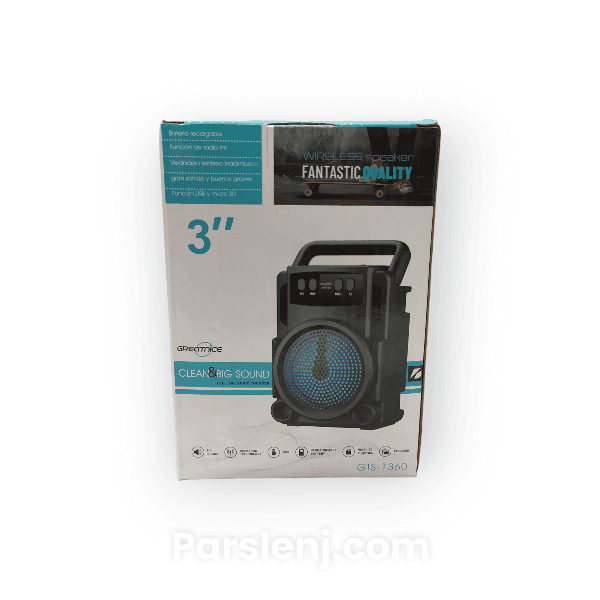 اسپیکر شارژی بلوتوثی مدل GTS-1360 — تصویر ۳
