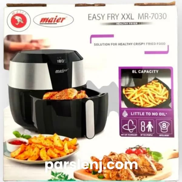 سرخ کن بدون روغن 8 لیتری مایر مدل MR-7030 — تصویر ۸