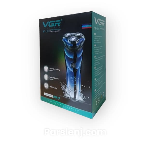 ریش تراش سه تیغ وی جی آر مدل V-305 — تصویر ۳