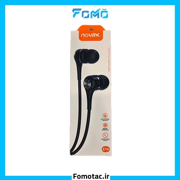 هندزفری کابلی نواکس(Novax) مدل E14 — تصویر ۲