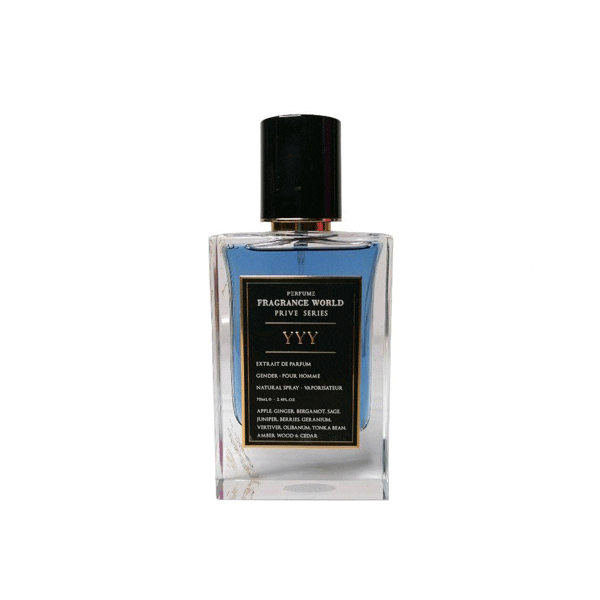 ادو پرفیوم مردانه فراگرنس ورد مدل تریپل وای Prive Series Yyy حجم 70 میلی‌لیتر – رایحه مشابه ایو سن لورن وای — تصویر ۵