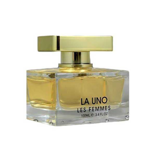 ادو پرفیوم زنانه فراگرنس ورد مدل لا اونو لس فمس La Uno Les Femme Parfum حجم 100 میلیلیتر – رایحه مشابه دولچه گابانا دوان — تصویر ۳