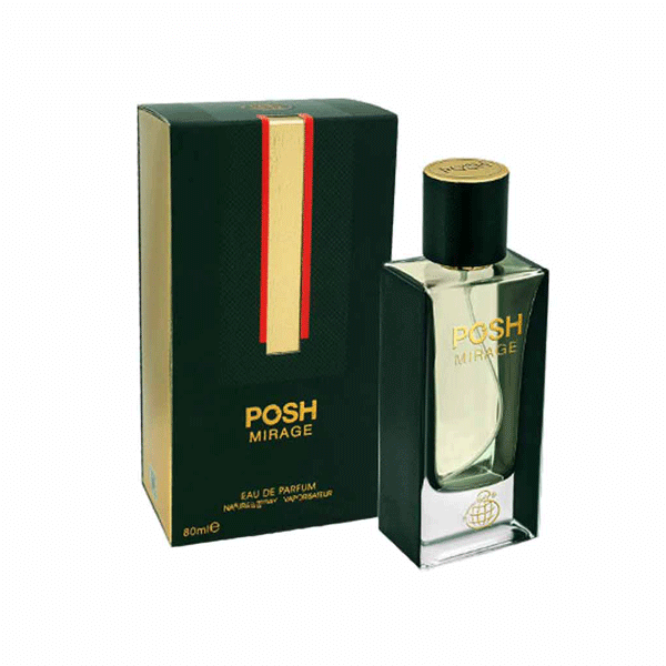 ادو پرفیوم یونیسکس فراگرنس ورد مدل پوش میراژ Posh Mirage حجم 80 میلی‌لیتر