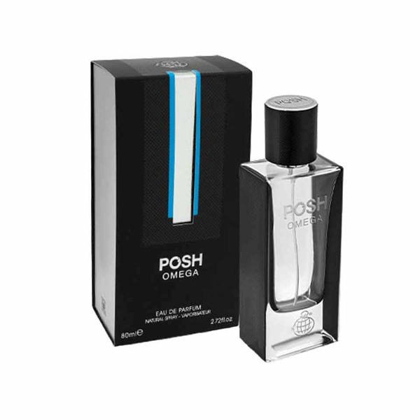 ادو پرفیوم مردانه فراگرنس ورد مدل پوش اومگا Posh Omega حجم 80 میلی‌لیتر