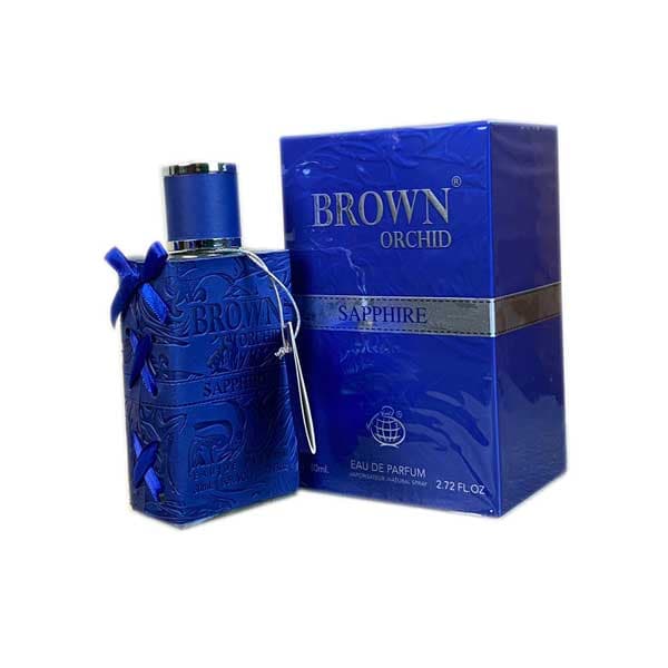 عطر مردانه فراگرنس ورد مدل براون ارکید سفیر Brown Orchid Sapphire حجم 100 میلیلیتر — تصویر ۳