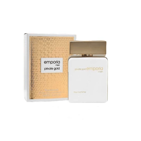 عطر مردانه فراگرنس ورد مدل امپوریا من پرایوت گلد Emporia Men Private Gold حجم 100 میلی‌لیتر