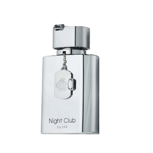 ادو پرفیوم یونیسکس فراگرنس ورد مدل نایت کلاب سیلور Night Club Silver حجم 100 میلیلیتر – رایحه مشابه کرید سیلور مانتین واتر — تصویر ۳