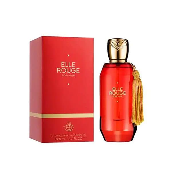 عطر زنانه فراگرنس ورد مدل اله رژ Elle Rouge حجم 80 میلی‌لیتر