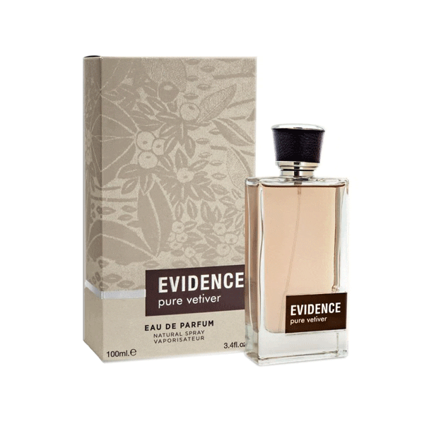 ادو پرفیوم مردانه فراگرنس ورد مدل اویدنس پور وتیور Evidence Pure Vetiver حجم 100 میلی‌لیتر