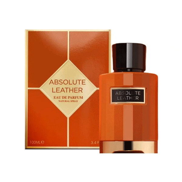 ادو پرفیوم یونیسکس فراگرنس ورد مدل ابسولوت لدر absolute leather حجم 100 میلی‌لیتر – رایحه مشابه کارولینا هررا استالین لدر