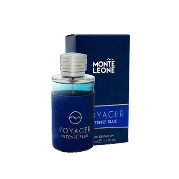 ادو پرفیوم مردانه فراگرنس ورد مدل مونت لئون ویاگر اینتنس بلو Monte Leone Voyager Intense Blue حجم 100 میلی‌لیتر