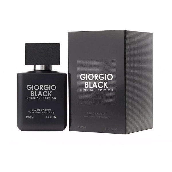 ادو پرفیوم یونیسکس فراگرنس ورد مدل جیورجیو بلک اسپشیال ادیشن GIORGIO BLACK SPECIAL EDITION حجم 100 میلی‌لیتر – رایحه مشابه تام فورد بلک ارکید