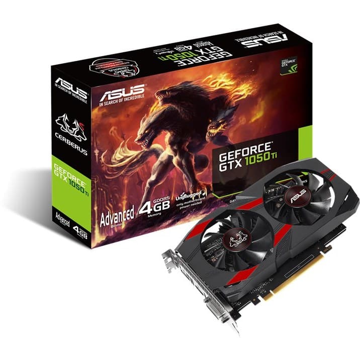 کارت گرافیک ایسوس CERBERUS GTX 1050 Ti O4G | 4GB GDDR5