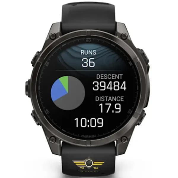 ساعت گارمین fenix 8 – 47 mm AMOLED Sapphire Carbon Gray | گالری ساعت تیک تاک - نمایندگی محبوب ترین برند های ساعت جهان در ایران — تصویر ۳