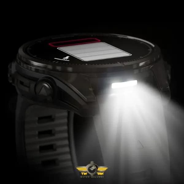 ساعت گارمین Fenix 8 -43 mm amoled sapphire Carbon grey | گالری ساعت تیک تاک - نمایندگی محبوب ترین برند های ساعت جهان در ایران — تصویر ۴