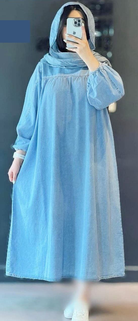 پیراهن جین کد te73666