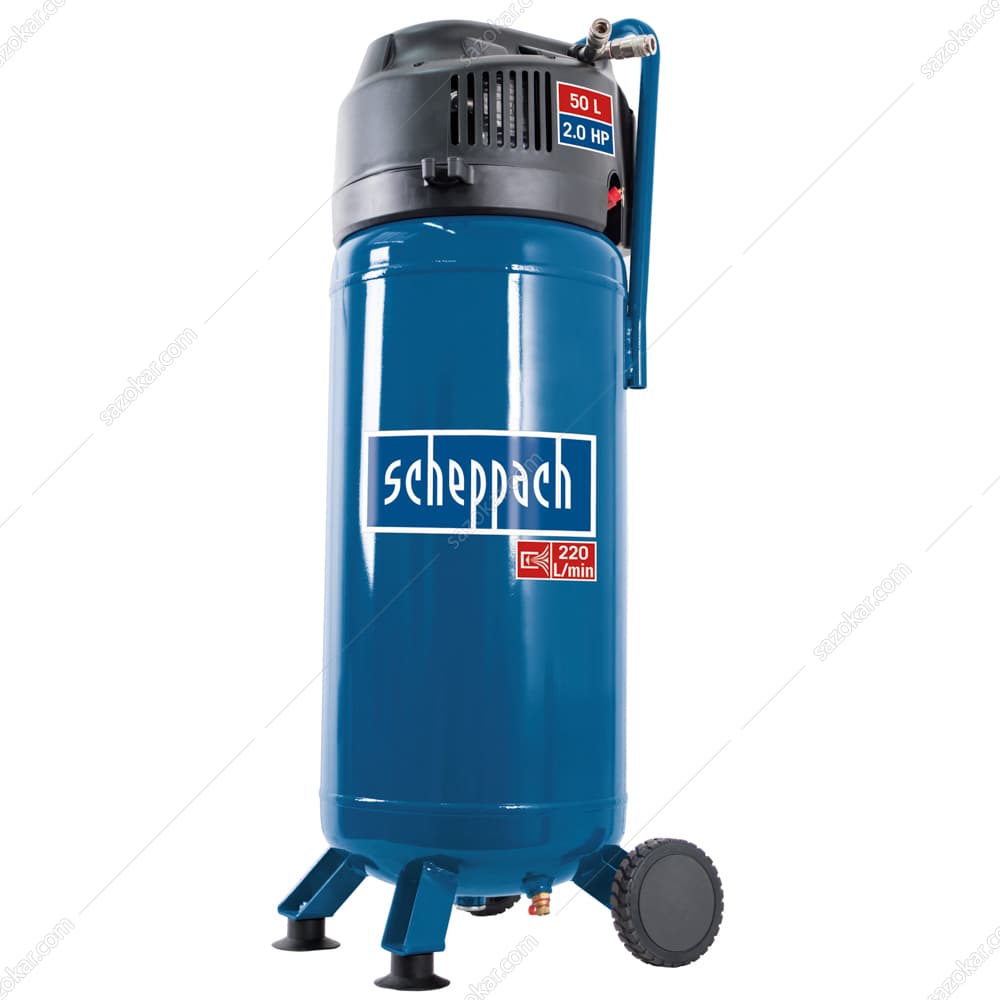 کمپرسور باد ایستاده 50 لیتری 1500 وات 10 بار شپخ مدل 5906125901 - HC51V