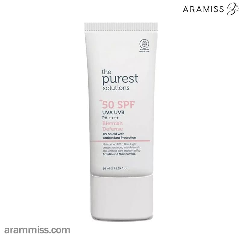 کرم ضد آفتاب ضد لک SPF50 پیورست سولوشن — تصویر ۵