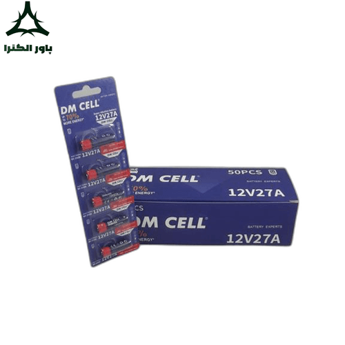 باتری 12V 27A آلکالاین DM CELL | بسته 10 کارتی | 50 عددی