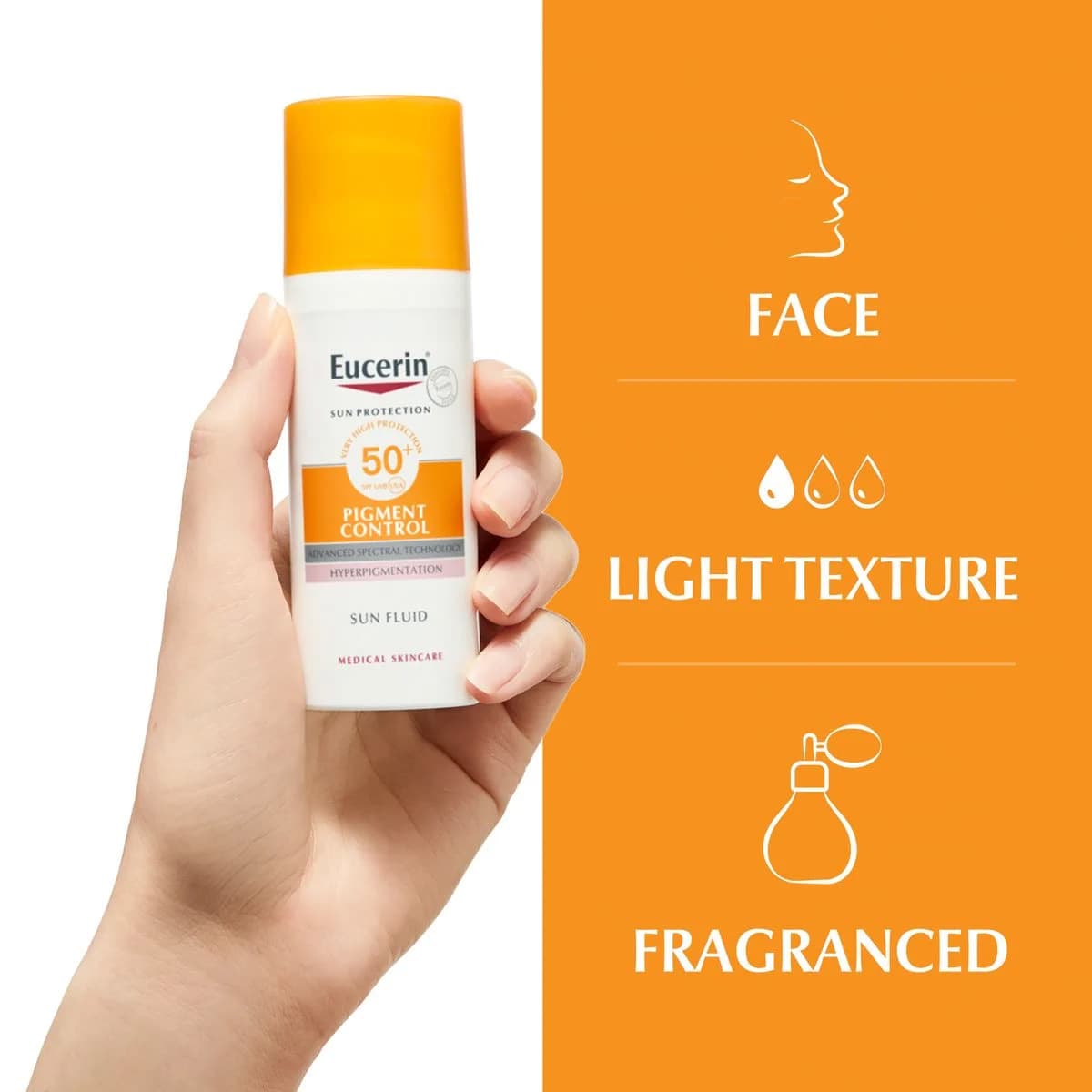 فلوئید ضد آفتاب و ضد لک SPF50 اوسرین — تصویر ۵