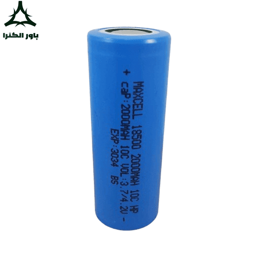 باتری لیتیوم یون MAXCELL 2000mAh 3.7V 18500 10C | سرتخت