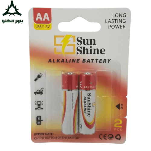 باتری قلمی آلکالاین سان شاین sun shine | کارت 2 عددی