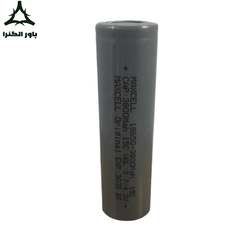 باتری لیتیوم یون MAXCELL 3.7V 3800mAh 15C 18650 | سرتخت