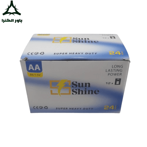 باتری 1.5 ولت قلمی Sun Shine سان شاین | بسته 12 کارتی | 24 عددی — تصویر ۶