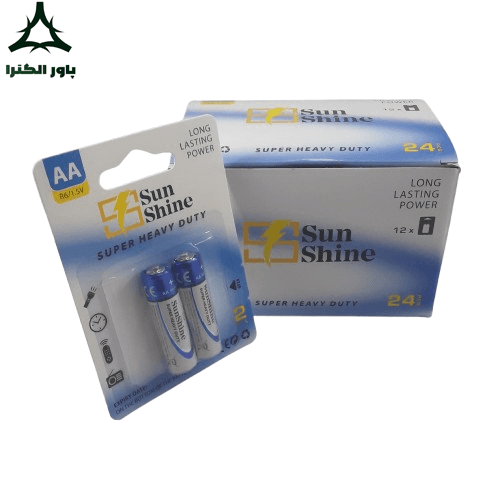 باتری 1.5 ولت قلمی Sun Shine سان شاین | بسته 12 کارتی | 24 عددی