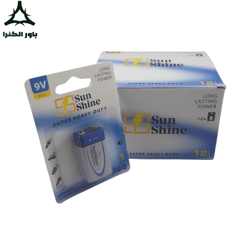 باتری کتابی 9 ولت سان شاین Sun Shine | بسته 12 کارتی