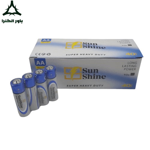 باتری قلمی 1.5 ولت سان شاین Sun Shine | بسته 40 عددی شیرینگ — تصویر ۵