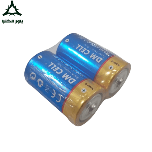باتری 1.5 ولت سایز DM CELL D | شیرینگ 2 عددی — تصویر ۴