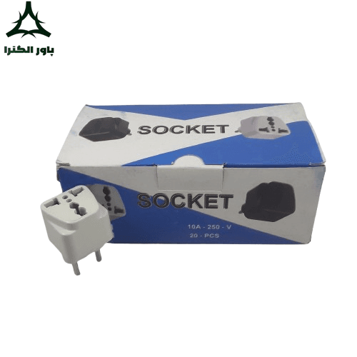 تبدیل 3 به 2 همه کاره SOCKET | بسته 20 عددی