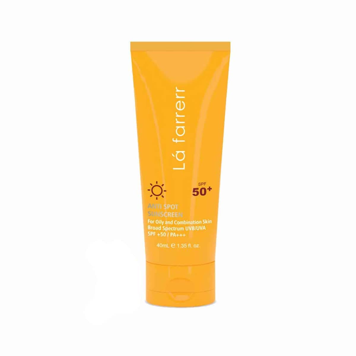 کرم ضد آفتاب لافارر پوست چرب بی رنگ حاوی SPF50
