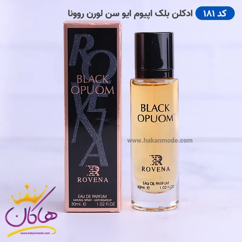 ادکلن ایو سن لورن بلک اوپیوم روونا 30 میل | Rovena Black opuom — تصویر ۳