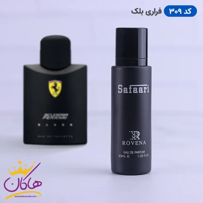 ادکلن فراری بلک روونا جیبی 30 میل کد 309 | ROVENA Sataari 309