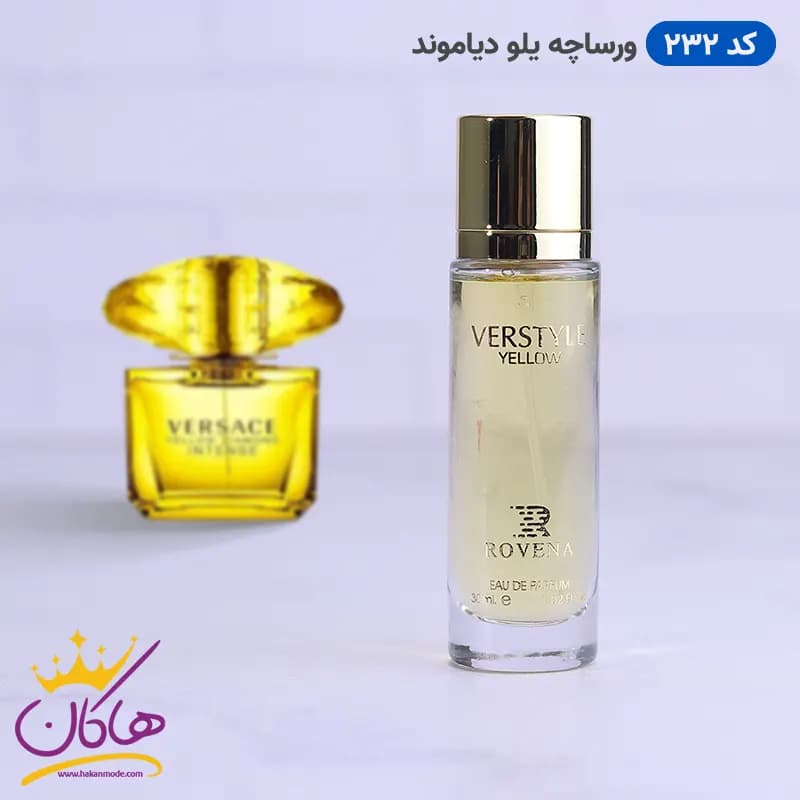 ادکلن جیبی ورساچه یلو دیاموند اینتنس روونا 30 میل کد 232 | ROVENA verstyle yellow 232 — تصویر ۲