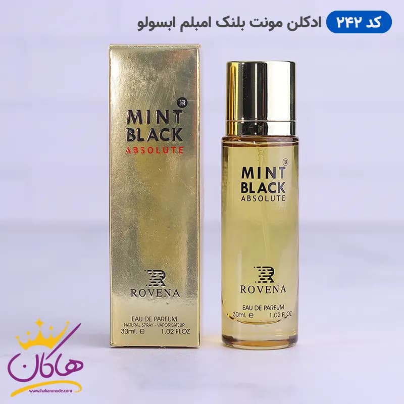 ادکلن جیبی روونا 242 مونت بلنک ابسولو 30 میل | ROVENA 242 Mint black Absolute — تصویر ۳