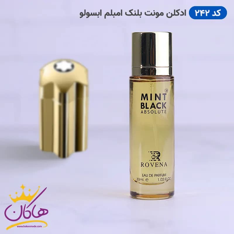 ادکلن جیبی روونا 242 مونت بلنک ابسولو 30 میل | ROVENA 242 Mint black Absolute