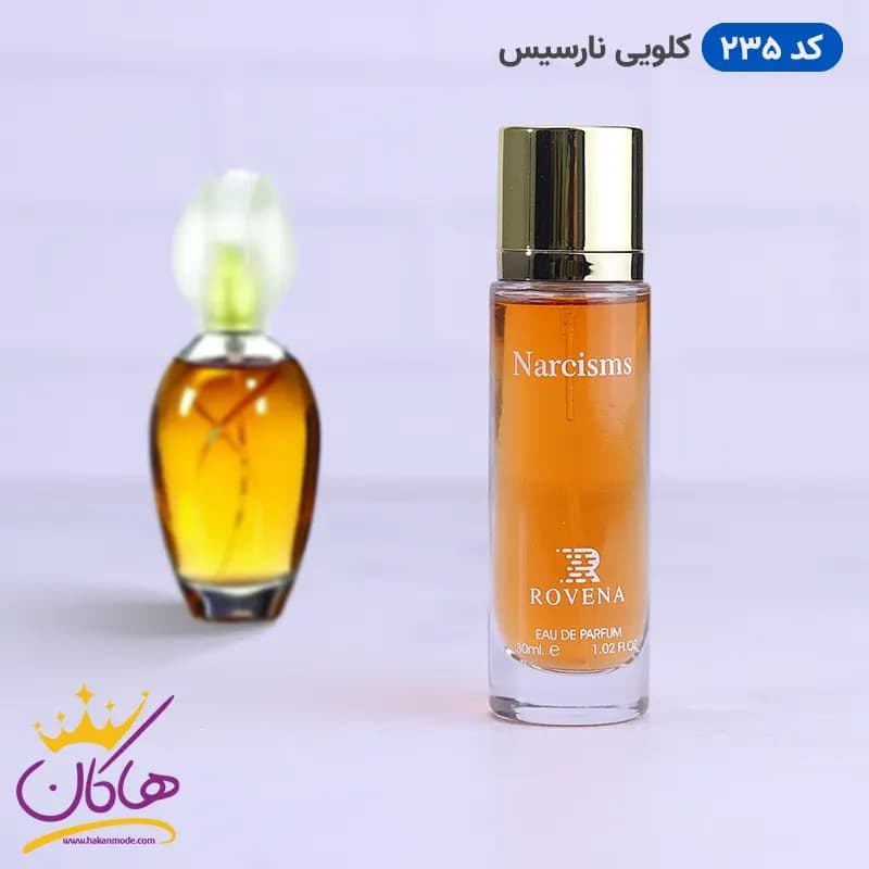 ادکلن جیبی کلویی نارسیس روونا 30 میل کد 235 | ROVENA narcisms 235 — تصویر ۲