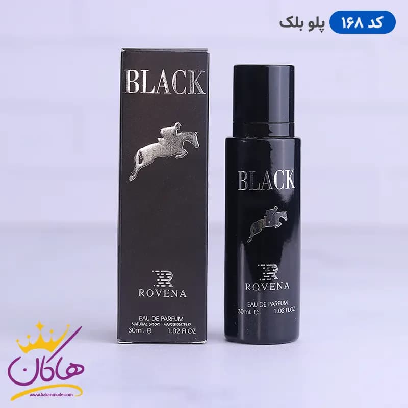 ادکلن جیبی پولو بلک روونا 30 میل | ROVENA 168 — تصویر ۳
