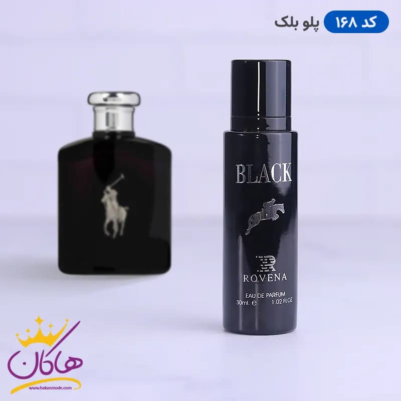 ادکلن جیبی پولو بلک روونا 30 میل | ROVENA 168 — تصویر ۲