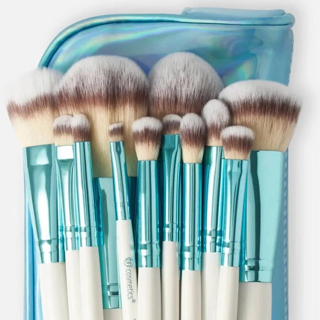 ست براش پولساید چیک بی اچ کازمتیک ۱۲ عددی — تصویر ۶