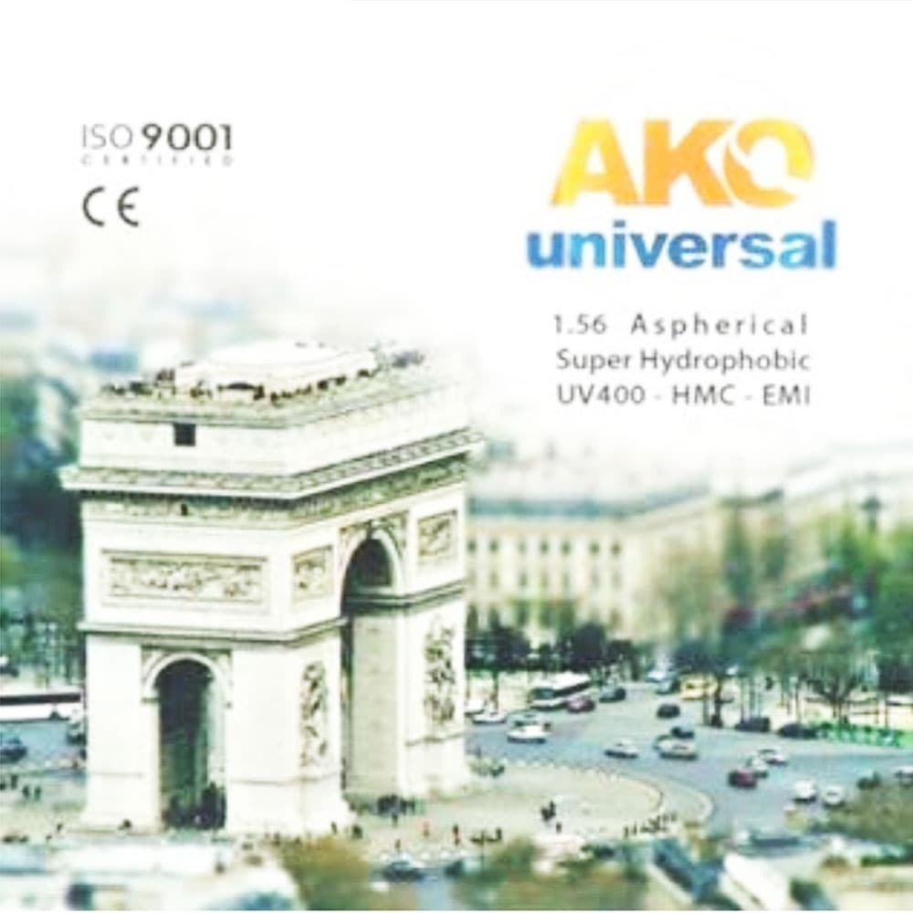 عدسی آنتی رفلکس آسفریک آکو یونیورسال AKO Universal 1.56